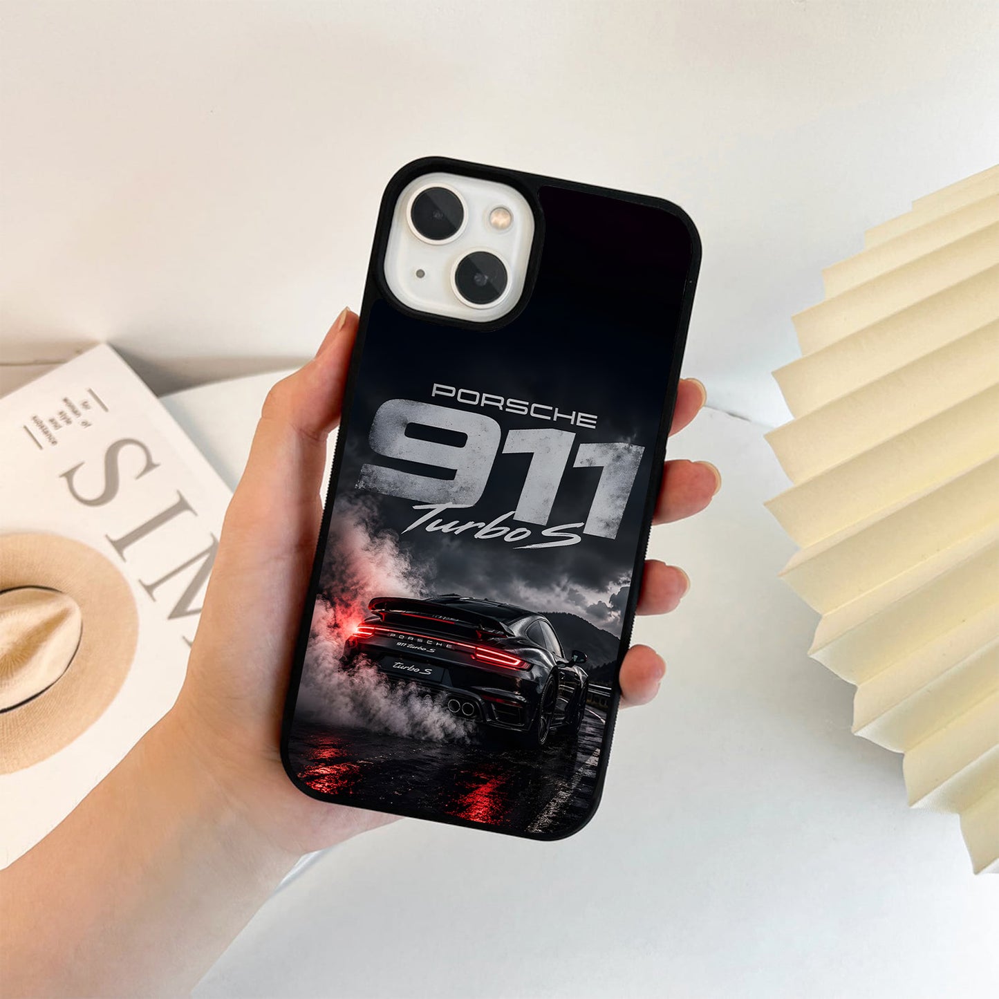 Porsche Turbo Smoke Glass Case