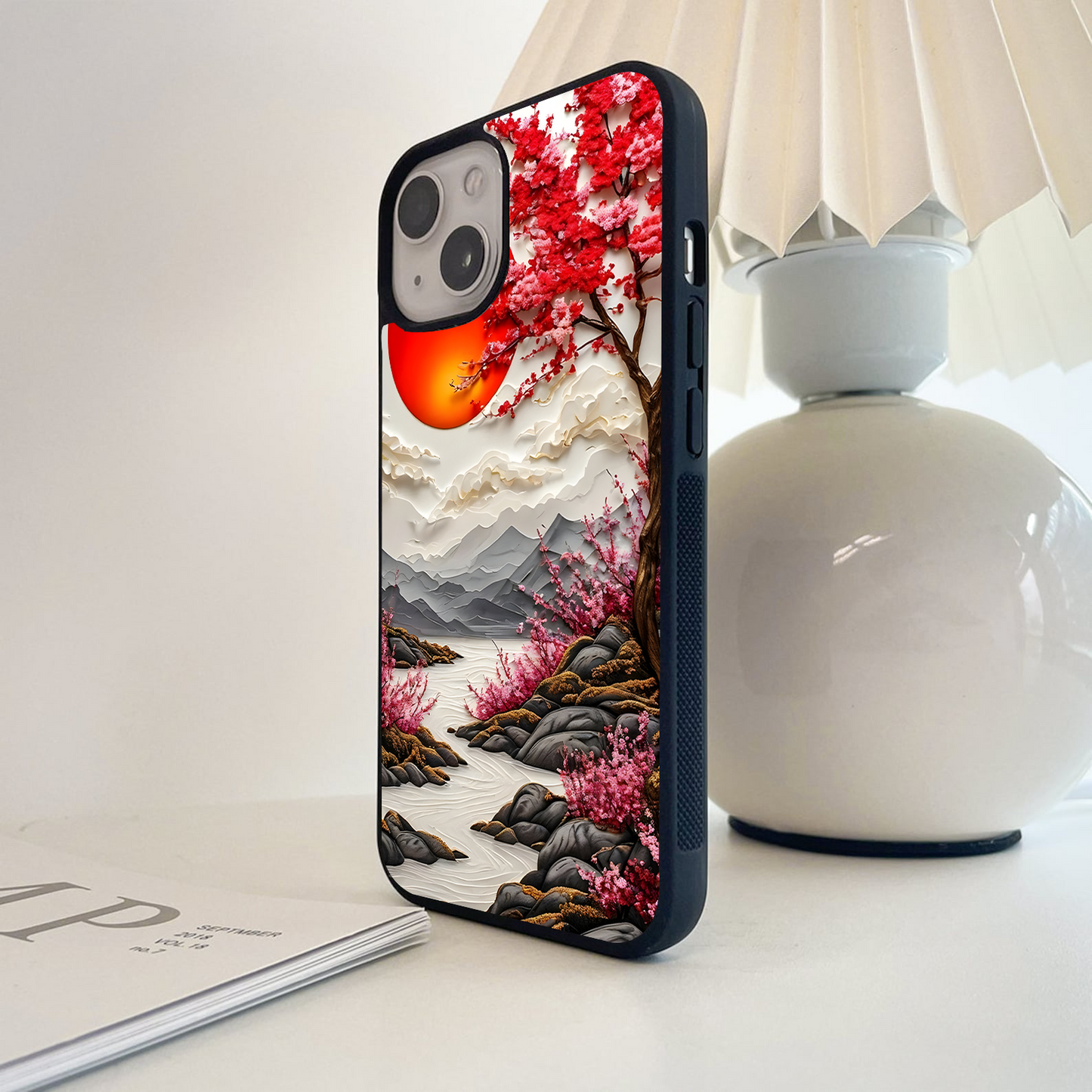 Crimson Horizon Radish Glass Case