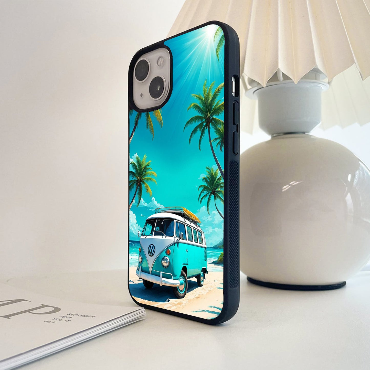 Tropical Van Adventure Glass Case