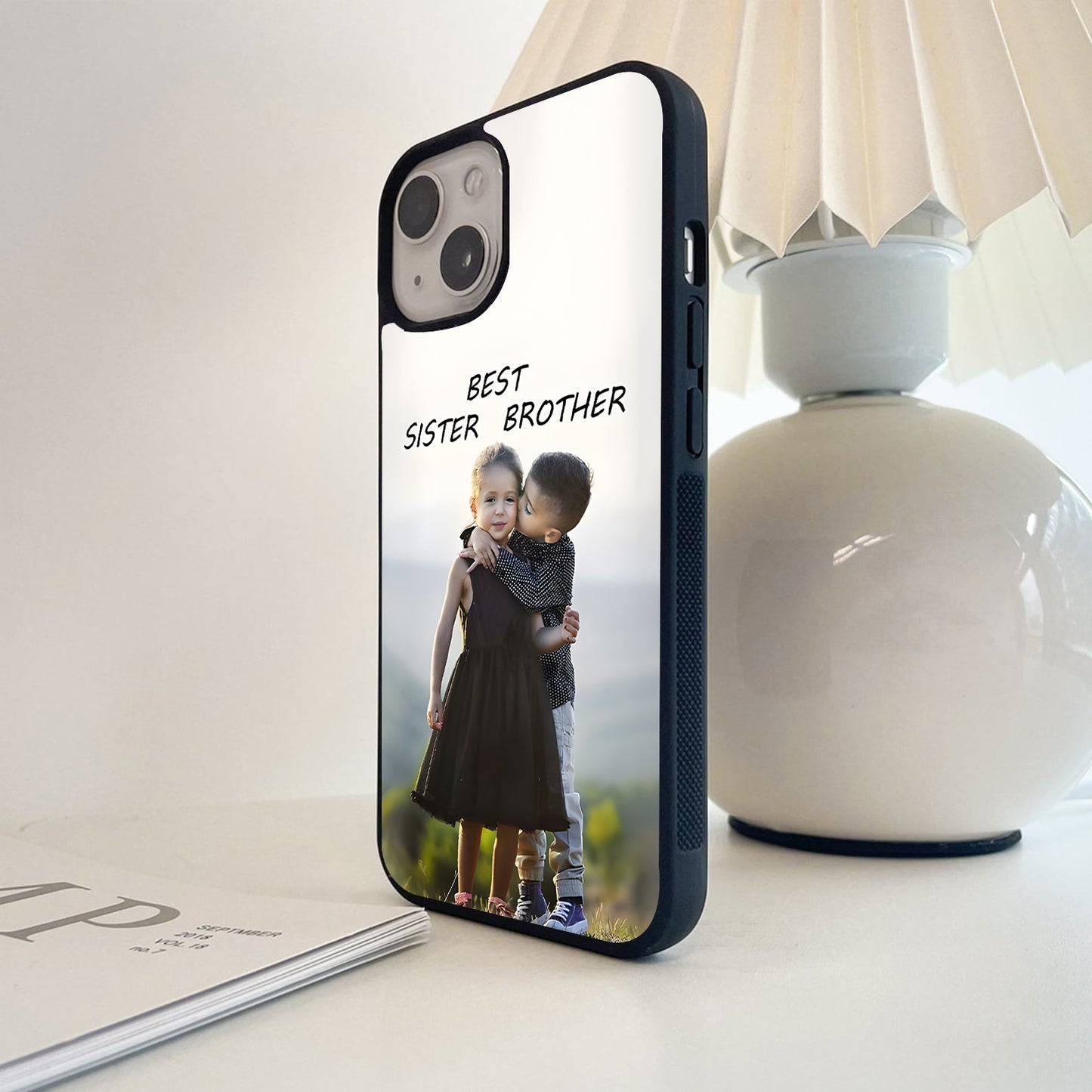 Forever Sibling Love Glass Case