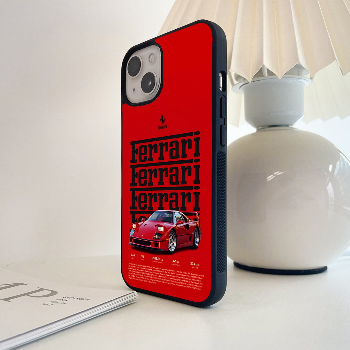 Ferrari F40 Racing Glass Case