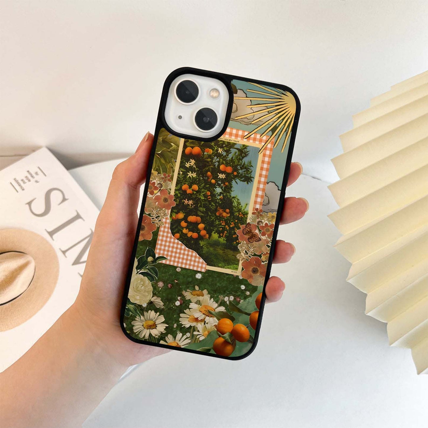 Citrus Blooming Glass Case