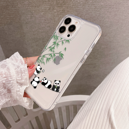 Panda Chill Time Clear Silicon Cover