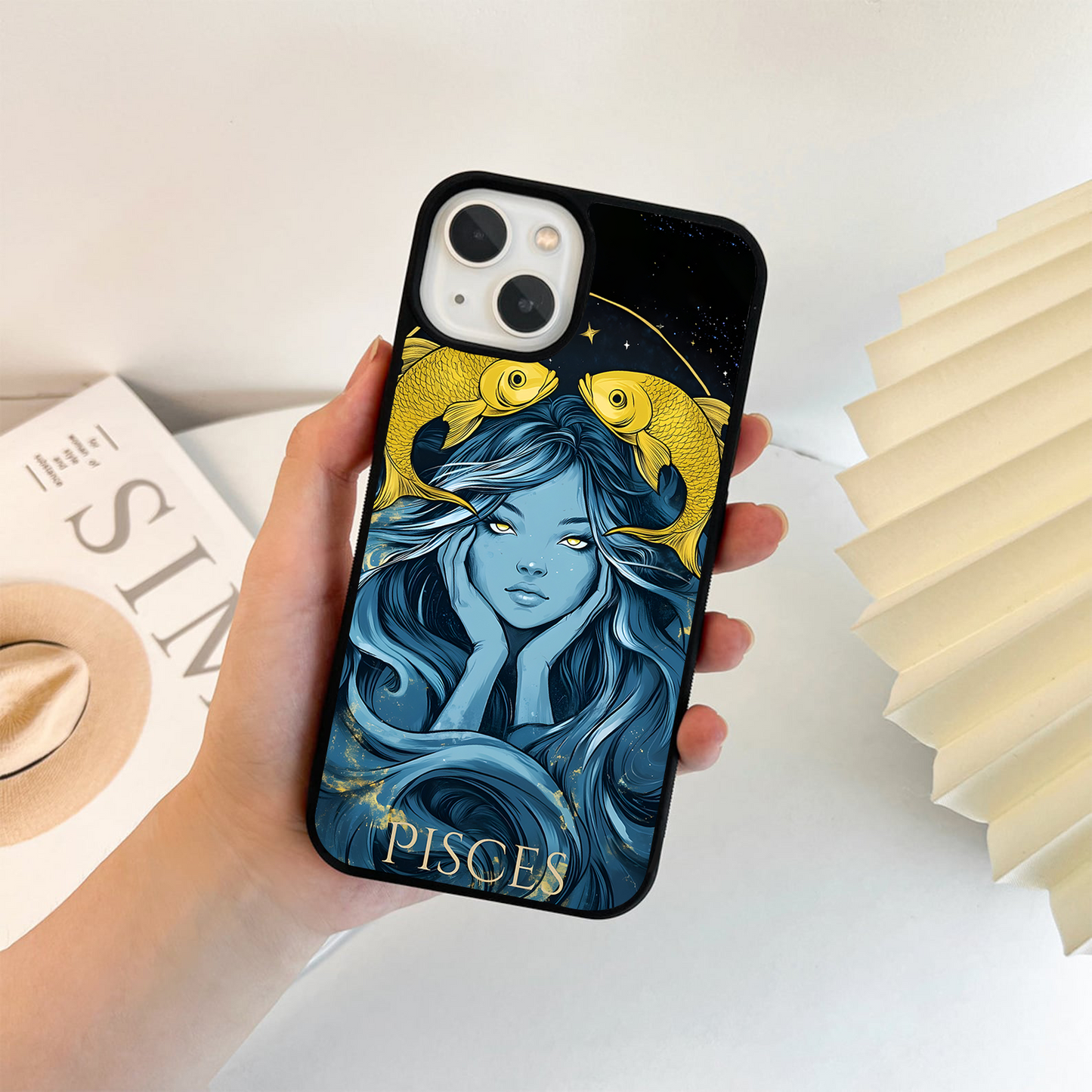 Zodiac Pisces Glass Case