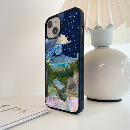 Butterfly Sky Dreams Glass Case