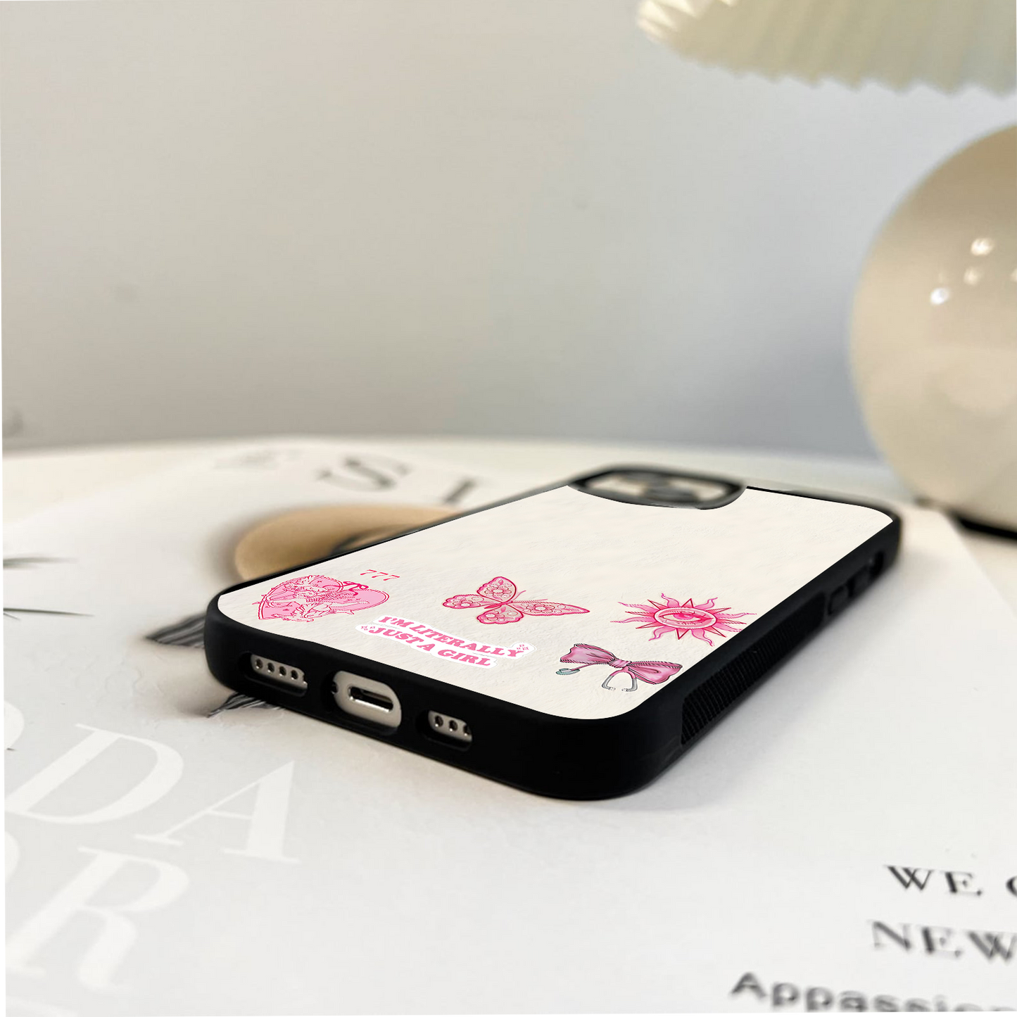 Soft Girl Energy Glass Case