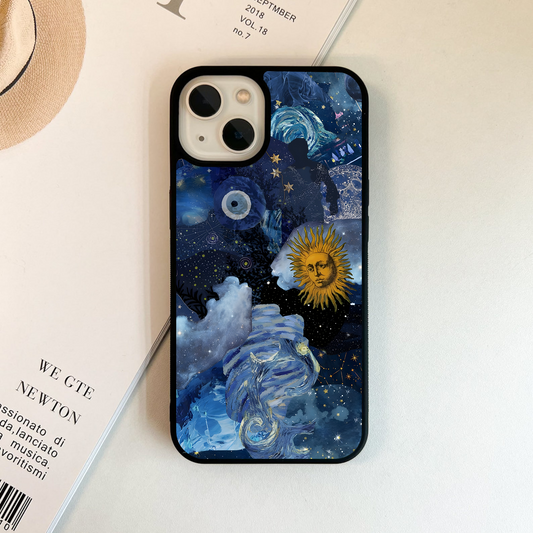 Starlit Dream Waves Glass Case