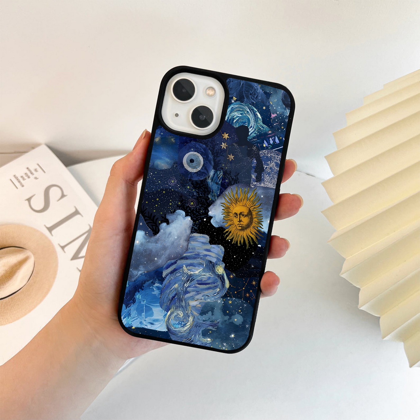 Starlit Dream Waves Glass Case