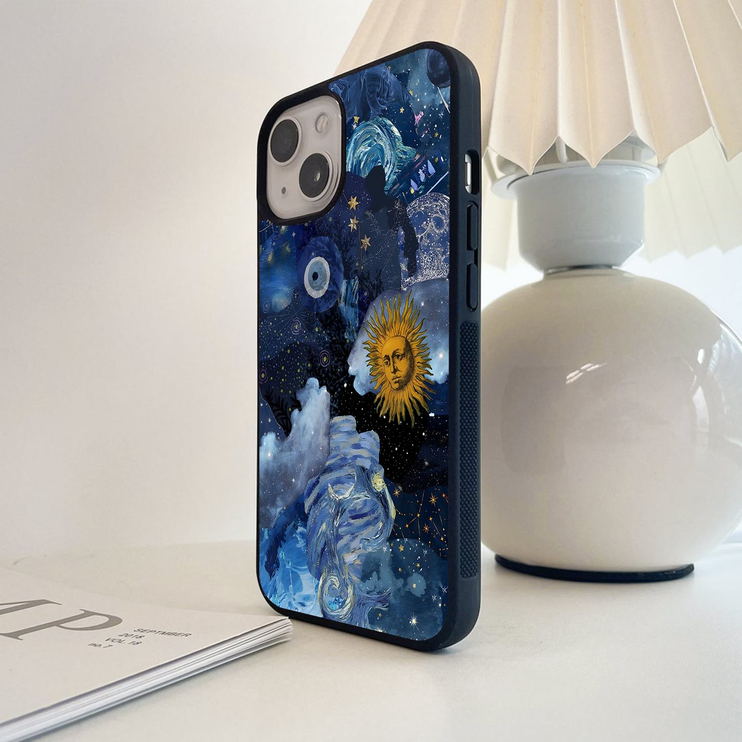 Starlit Dream Waves Glass Case