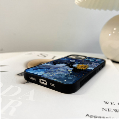 Starlit Dream Waves Glass Case