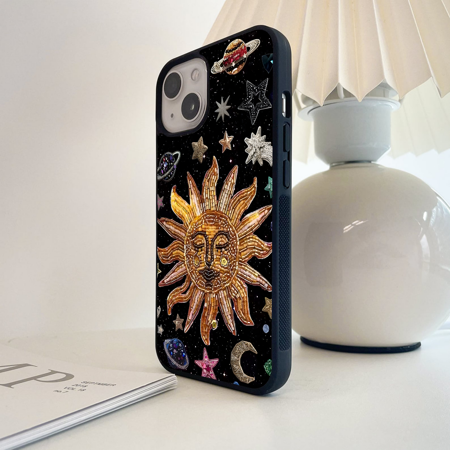 Starlit Sun Charm Glass Case