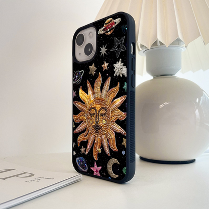 Starlit Sun Charm Glass Case