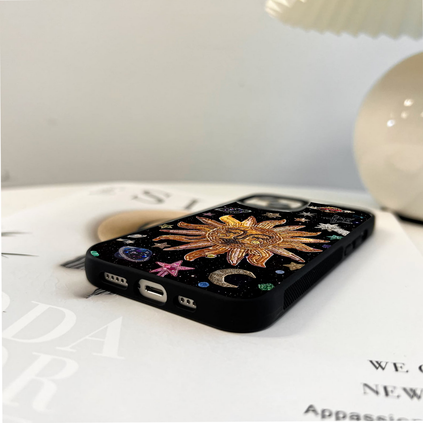 Starlit Sun Charm Glass Case