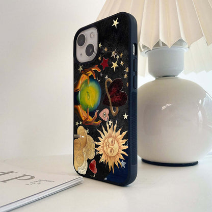 Celestial Heart Dreams Glass Case