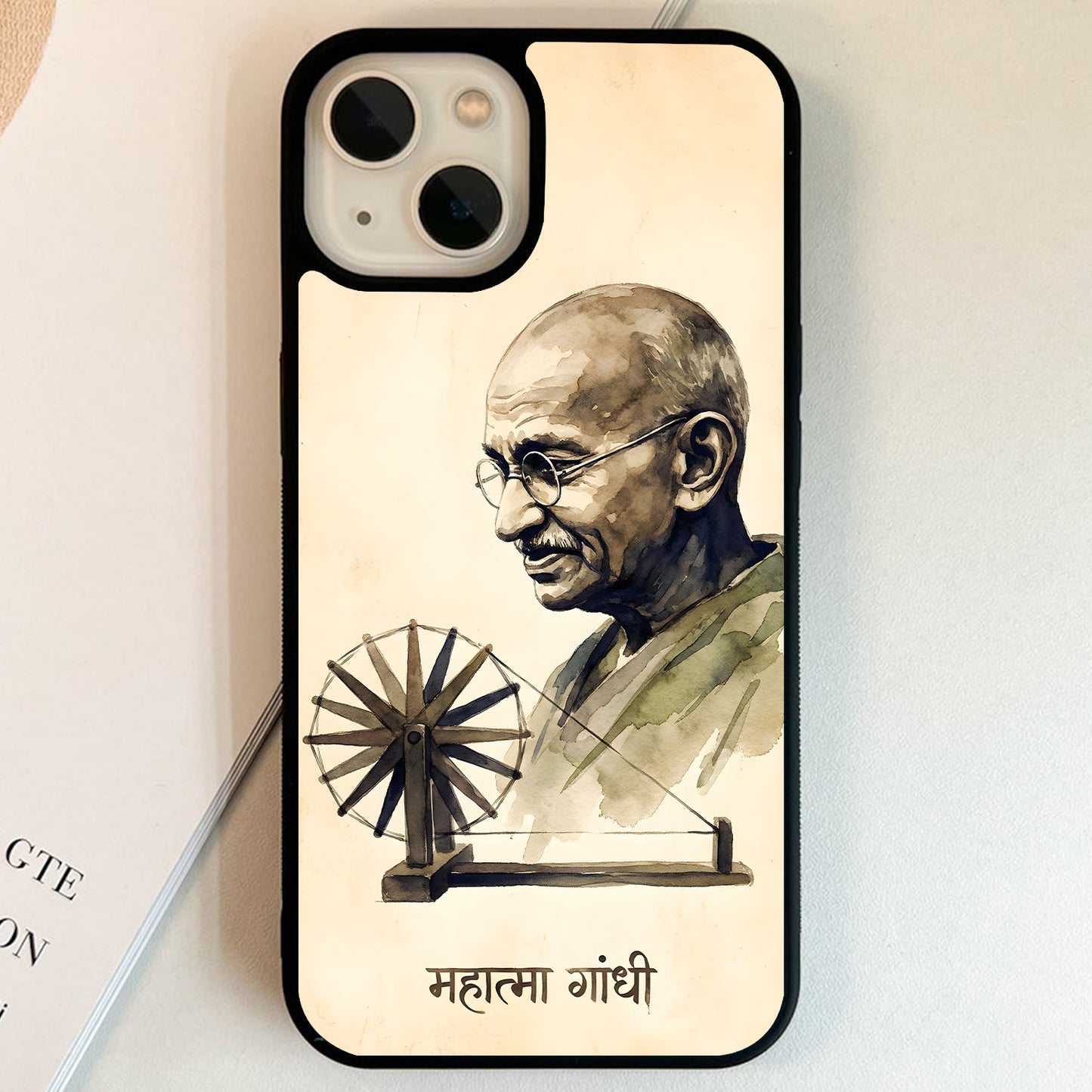 Mahatma Gandhi Legacy Glass Case