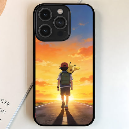 Pokemon Sunset Journey Glass Case