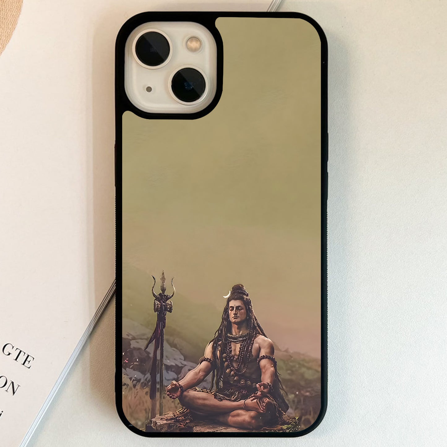 Mahadev Tapasya Art Glass Case