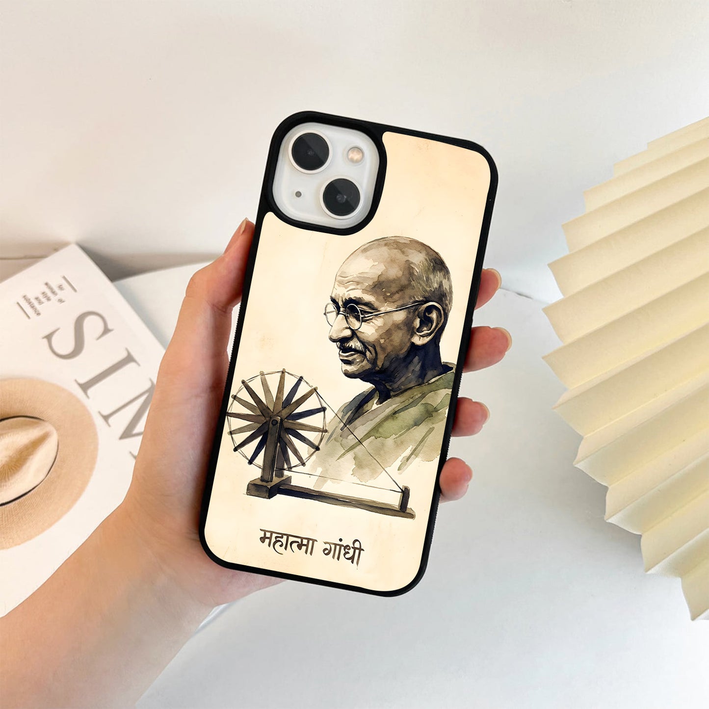 Mahatma Gandhi Legacy Glass Case