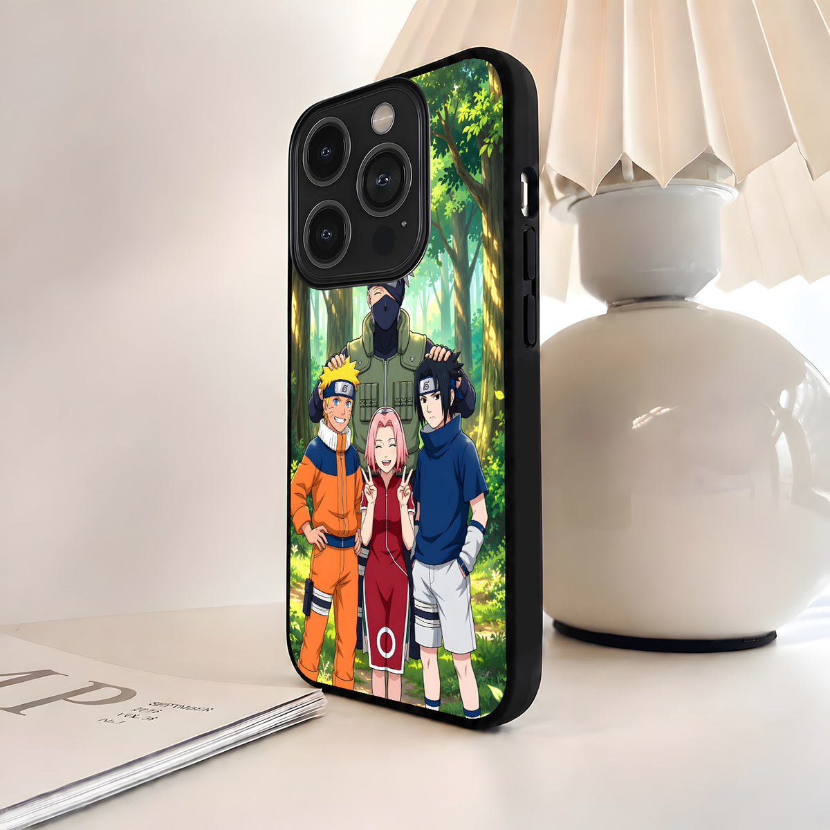 Naruto Team Seven Glass Case