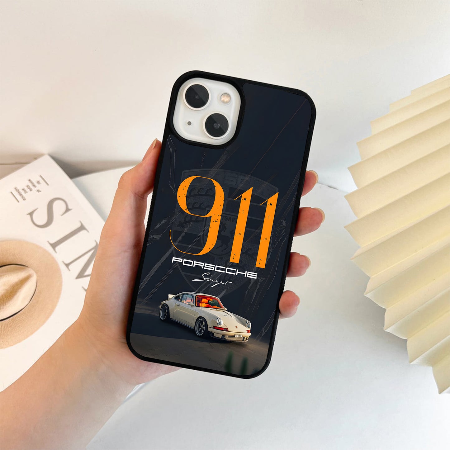 Porsche Vintage 911 Glass Case