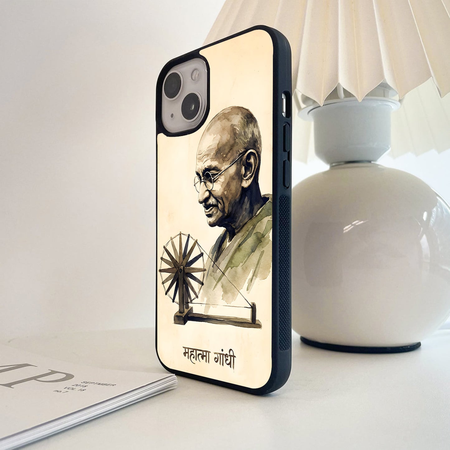 Mahatma Gandhi Legacy Glass Case