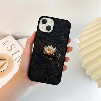 Floating Lotus Serenity Glass Case