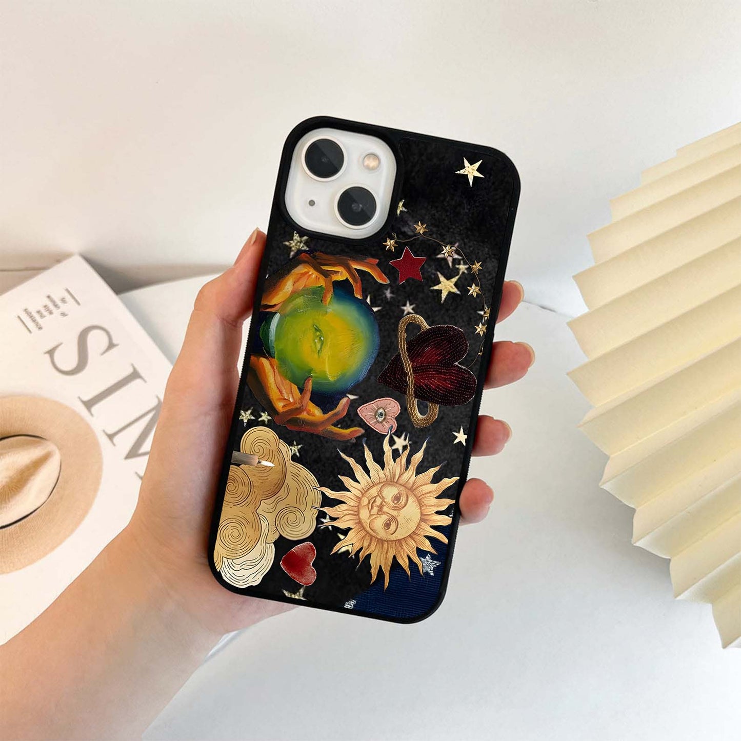 Celestial Heart Dreams Glass Case