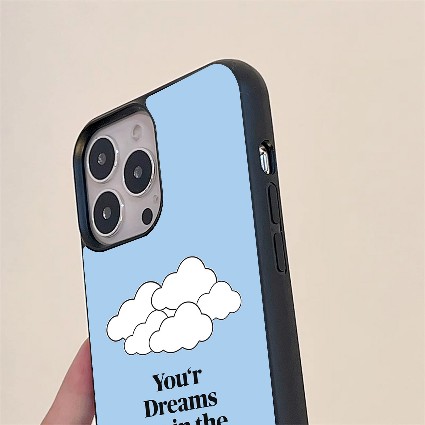 Dreams Quote Glass Case