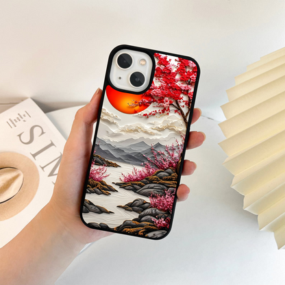 Crimson Horizon Radish Glass Case