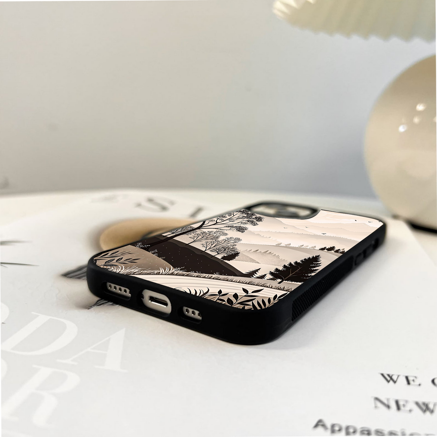 Sepia toned Forest Glass Case