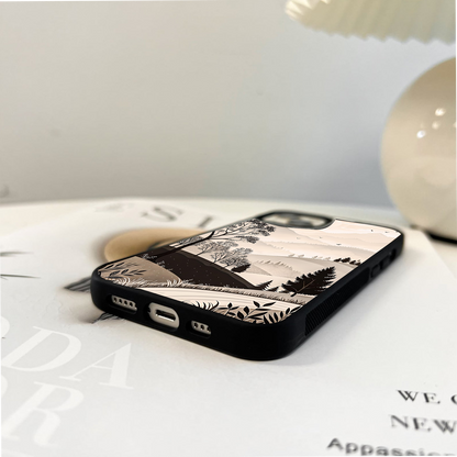 Sepia toned Forest Glass Case