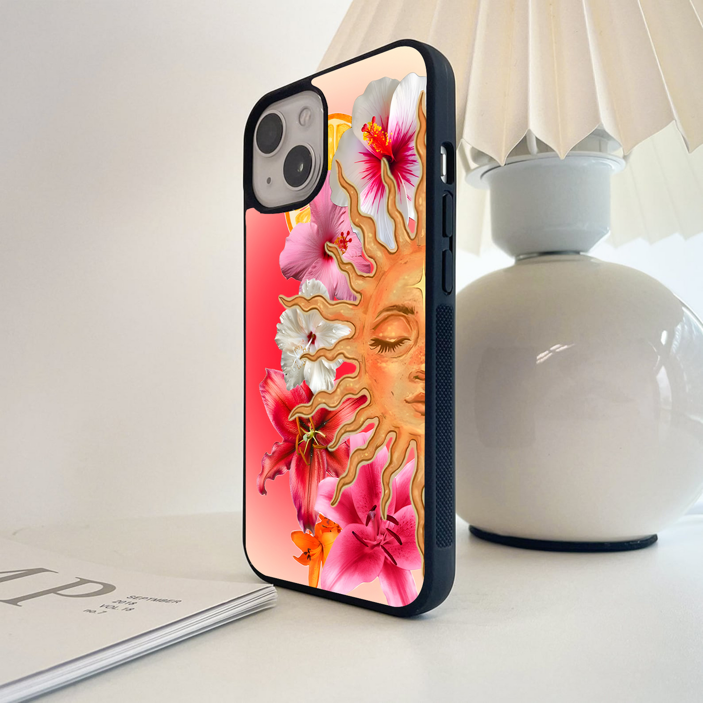 Sunshine Bloom Aura Glass Case