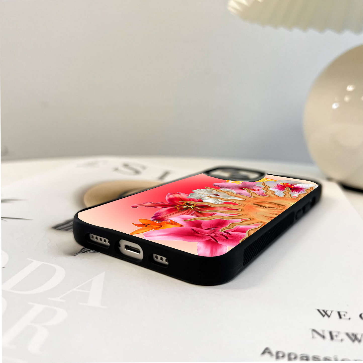 Sunshine Bloom Aura Glass Case