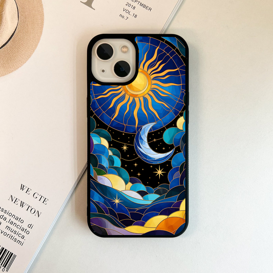 Sun Moon Harmony Glass Case