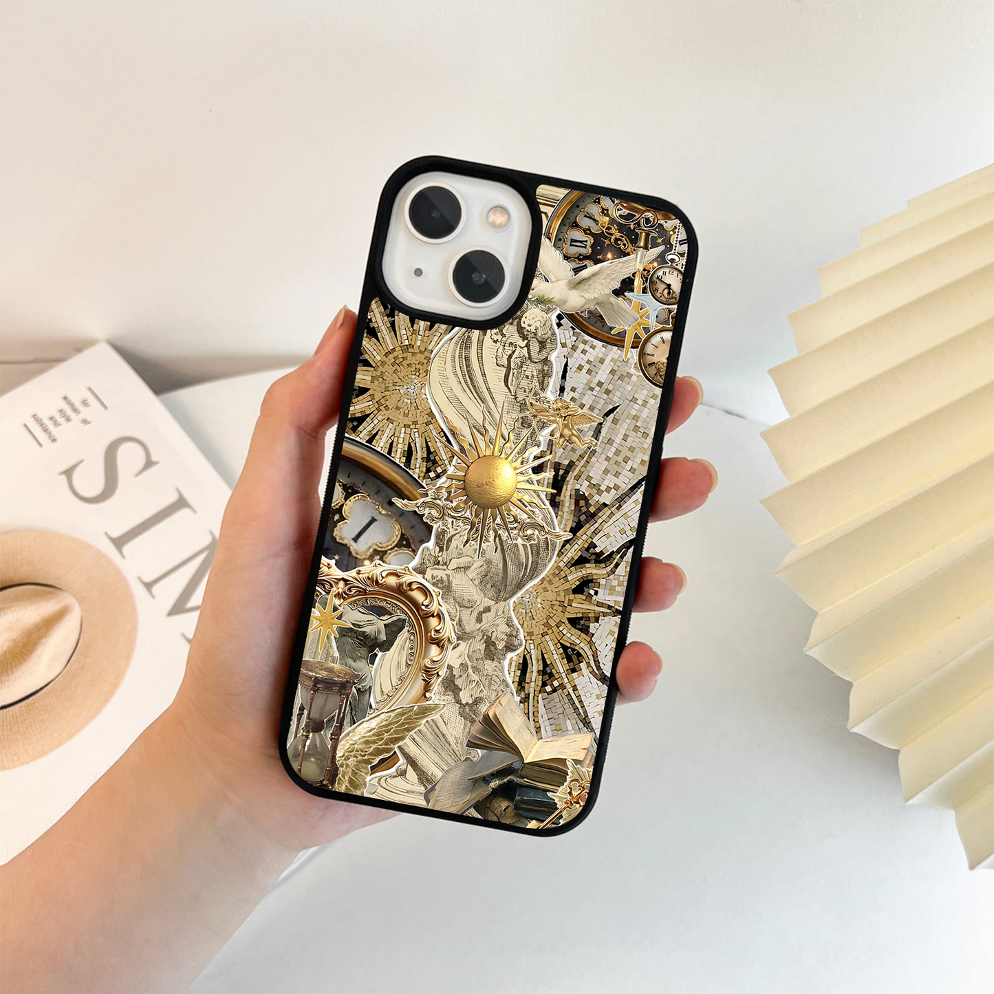 Timeless Golden Grace Glass Case