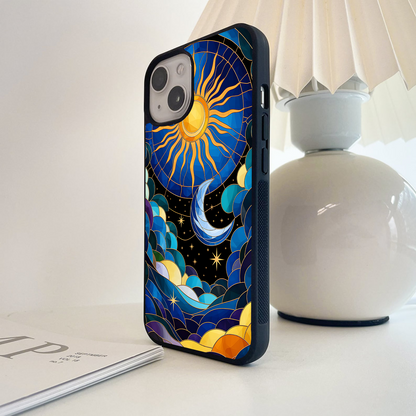Sun Moon Harmony Glass Case