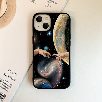 Universe In Touch Glass Case