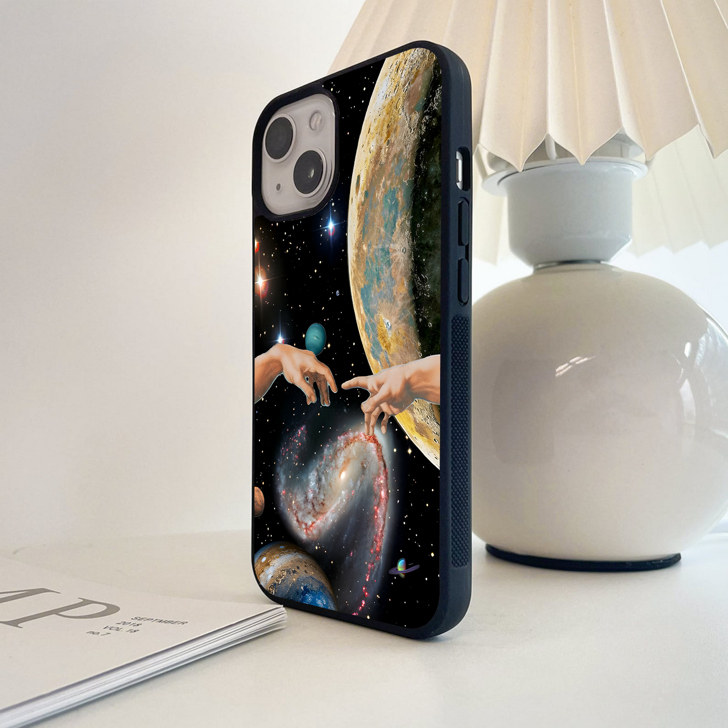 Universe In Touch Glass Case