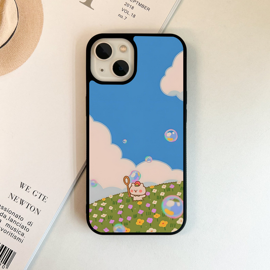 Cloudy Pop Vibe Glass Case