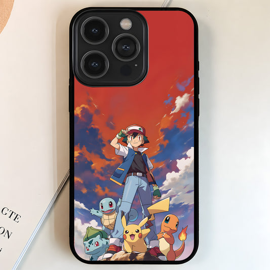 Pokemon Sunset Squad Glass Case