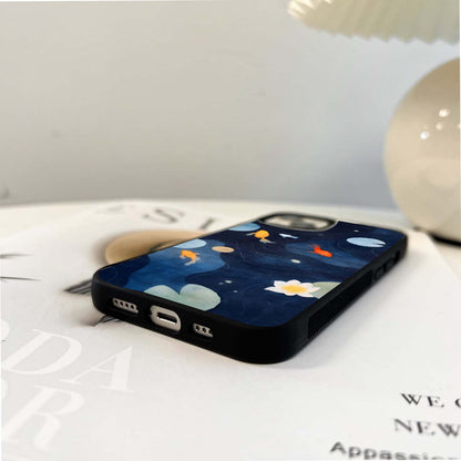 Celestial Koi Pond Glass Case