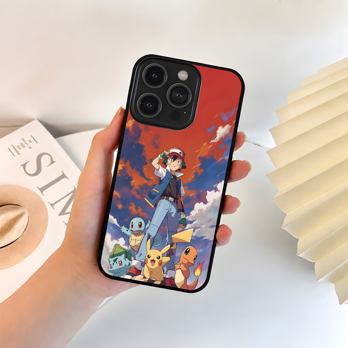 Pokemon Sunset Squad Glass Case