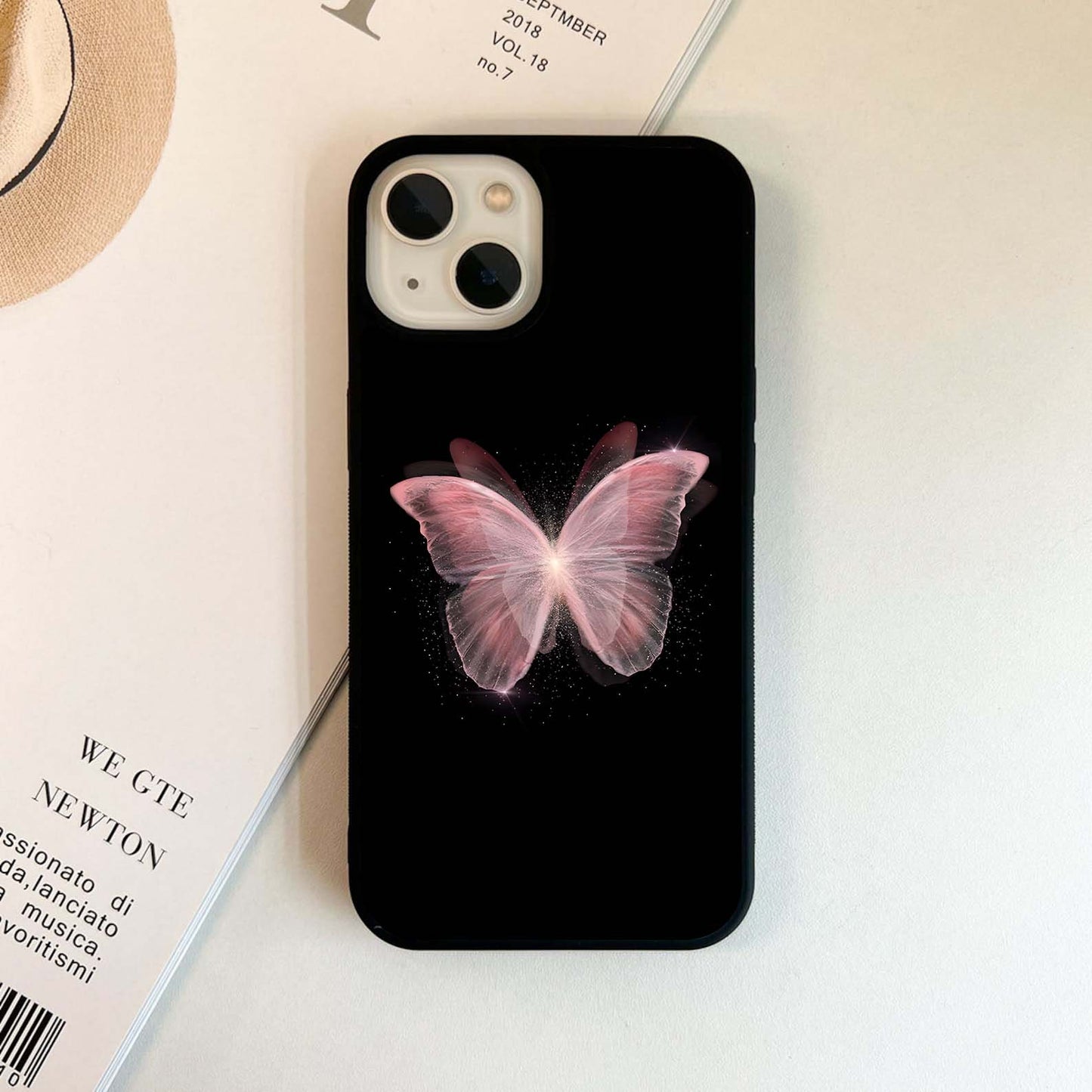Celestial Wings Butterfly Glass Case