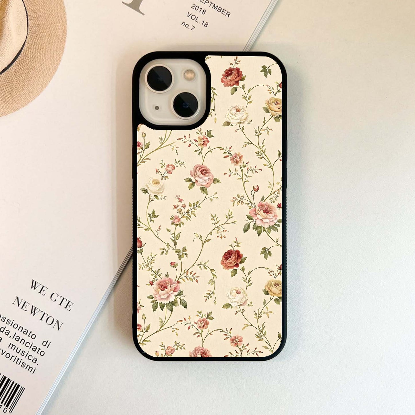 Floral & Nature-Inspired Glass Case