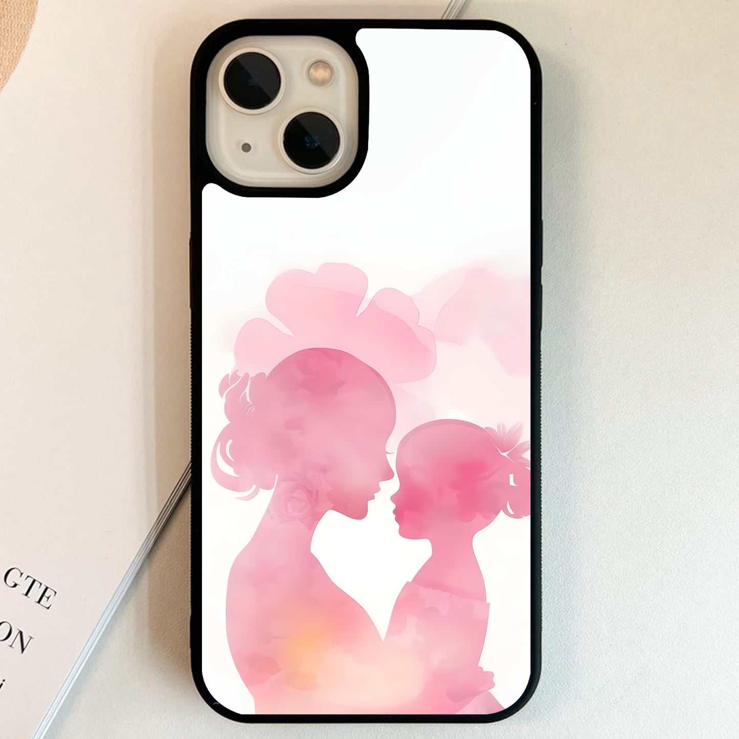 Mother Daughter Bloom Glass Case