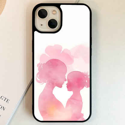 Mother Daughter Bloom Glass Case