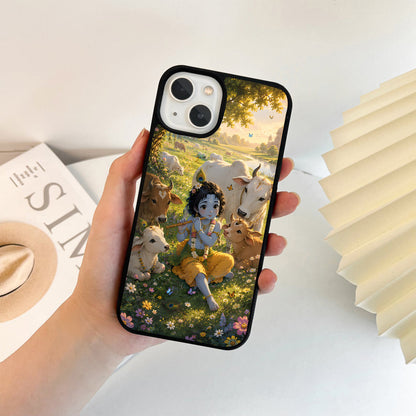 Bal Krishna Gokul Melody Glass Case