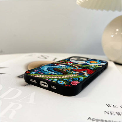 Thread France Art Glass Case