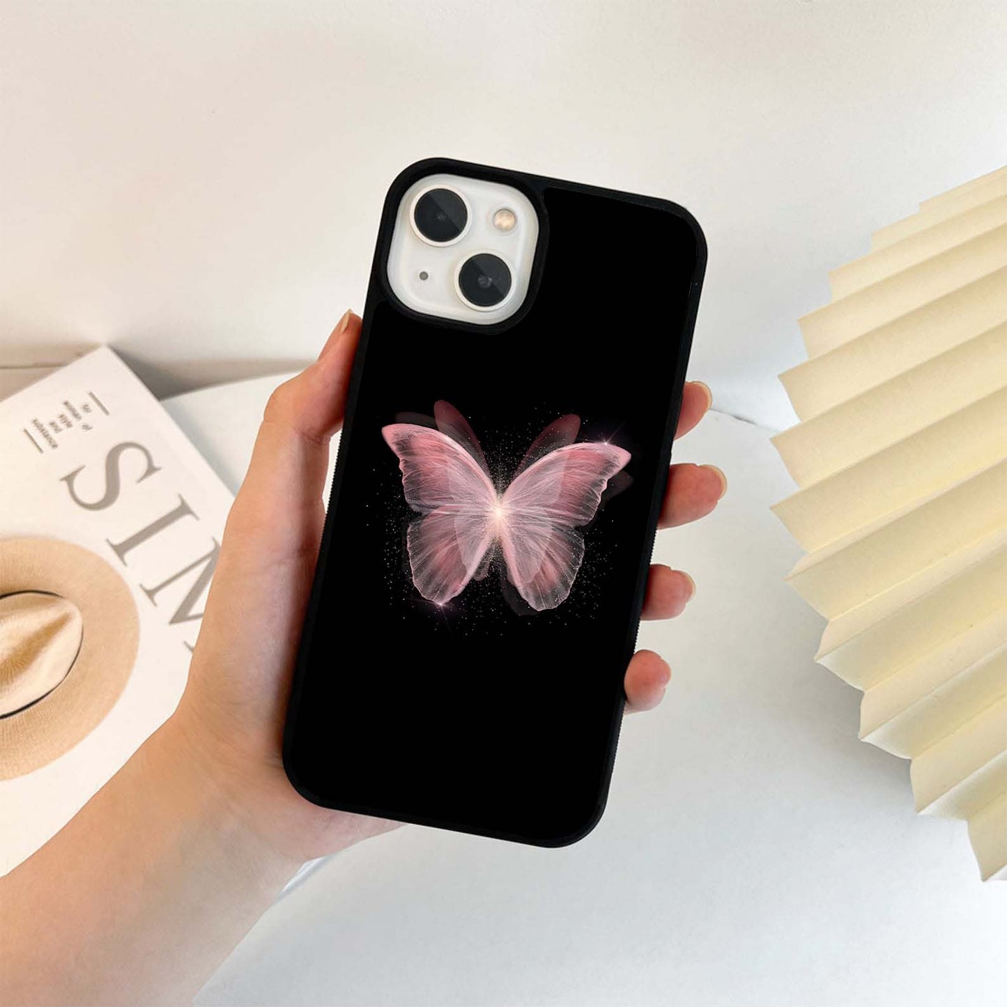 Celestial Wings Butterfly Glass Case