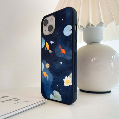 Celestial Koi Pond Glass Case
